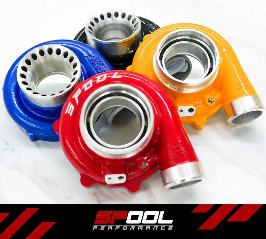Spool Performance Billet Manifold A90 Supra 2 Port Top Mount Turbocharger Kit - Image 6
