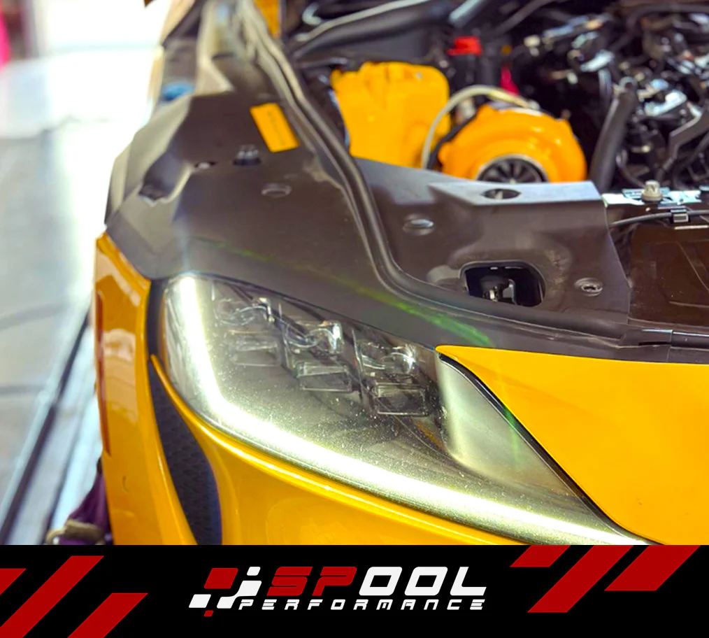 Spool Performance Billet Manifold A90 Supra 2 Port Top Mount Turbocharger Kit - Image 9