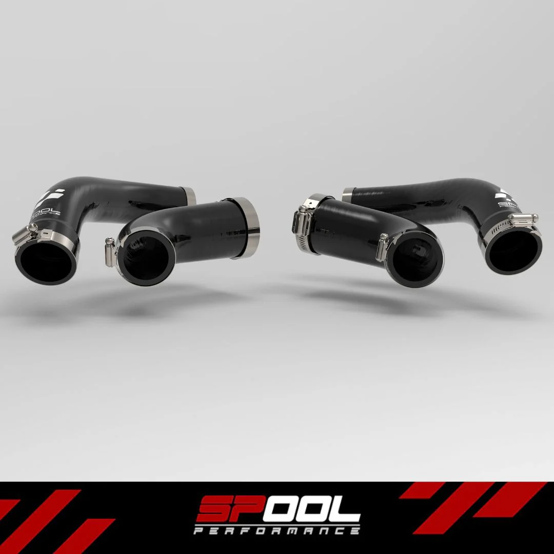 Porsche 911 Turbo 992 Intercooler Boost Pipes - Image 4